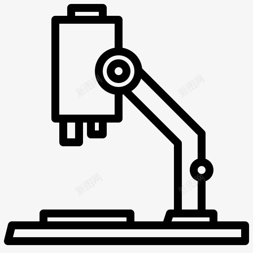 显微镜科学150线性svg_新图网 https://ixintu.com 显微镜 科学 线性