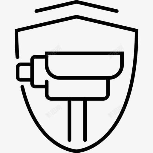 视频监控闭路电视警卫svg_新图网 https://ixintu.com 视频监控 警卫 闭路电视 保护