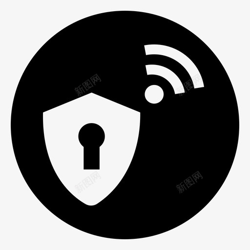 安全系统家庭自动化物联网svg_新图网 https://ixintu.com 联网 安全 系统 家庭 自动化 无线 连接 基本 填充 减去 前面