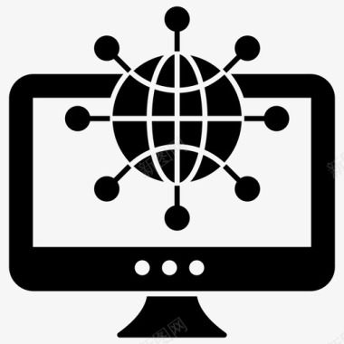 全球网络全球化国际网络图标