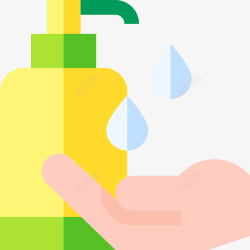 洗手卫生和消毒7平板svg_新图网 https://ixintu.com 洗手 卫生 消毒 平板