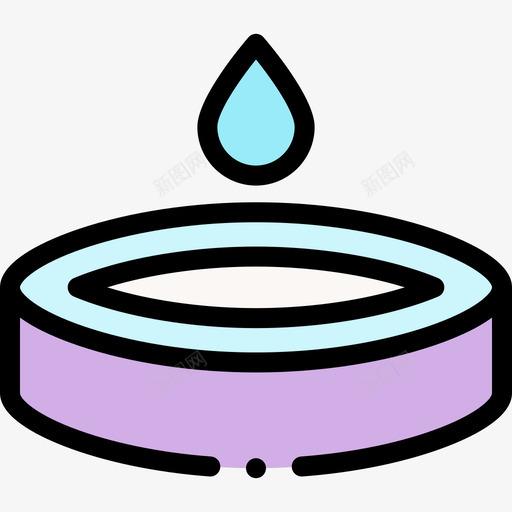 滴84实验室线性颜色svg_新图网 https://ixintu.com 实验室 线性 颜色
