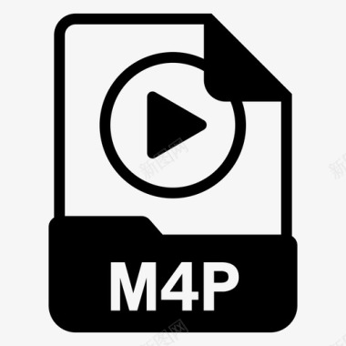 m4p文件格式图标