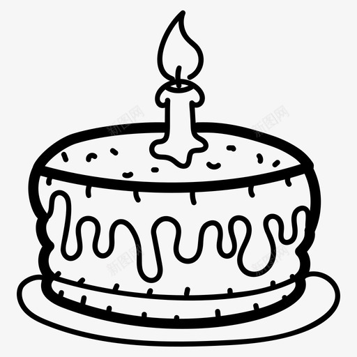 手绘蛋糕生日蛋糕奶油蛋糕svg_新图网 https://ixintu.com 手绘 蛋糕 生日蛋糕 奶油 甜点 甜食 食品 饮料 图标