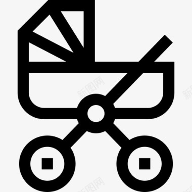 婴儿车孕妇54岁直系图标