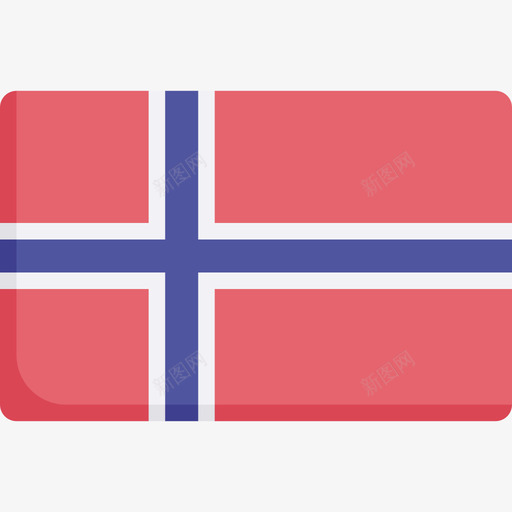 挪威国旗17平坦svg_新图网 https://ixintu.com 挪威 国旗 平坦