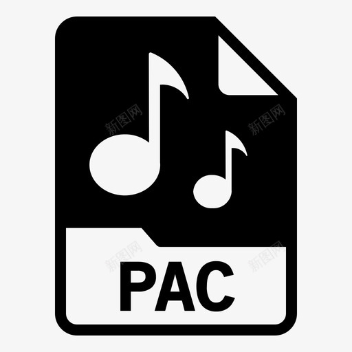 pac文档扩展名svg_新图网 https://ixintu.com 文件 格式 pac 文档 扩展名 声音 音乐