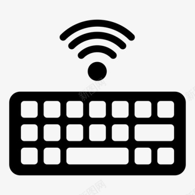 无线键盘计算机硬件计算机键盘图标