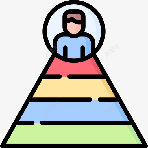 金字塔团队测试任务2线性颜色svg_新图网 https://ixintu.com 金字塔 团队 测试 任务 线性 颜色