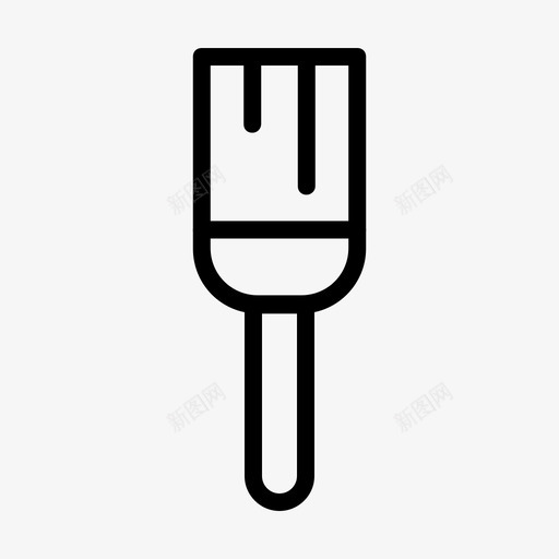 油漆刷家房子svg_新图网 https://ixintu.com 油漆 房子 工具 墙壁 房地产
