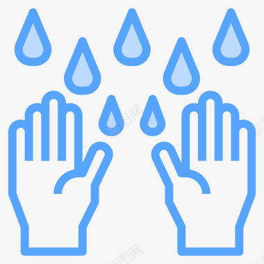 洗手洗手液3蓝色图标