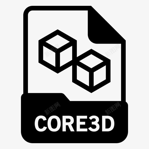 core3d文档文件svg_新图网 https://ixintu.com 文件 格式 core3d 文档 3d 图形