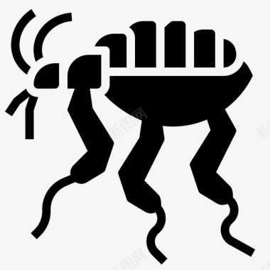 跳蚤过敏14固体图标