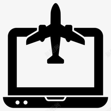 在线航班预订航空公司预订机票预订图标