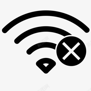 wifi未连接互联网无信号图标