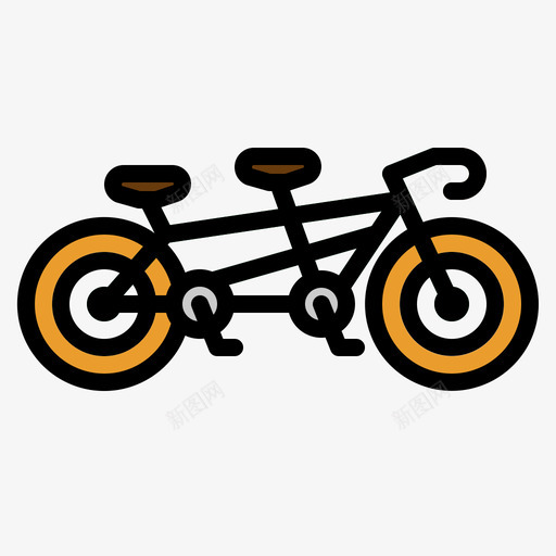 自行车夏令时10线型颜色svg_新图网 https://ixintu.com 自行车 夏令时 线型 颜色