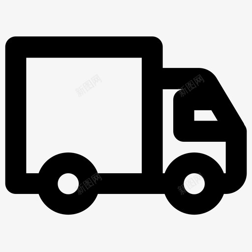 卡车送货车运输车svg_新图网 https://ixintu.com 卡车 送货 货车 运输车 面包车 plumo ui 运输 2件装