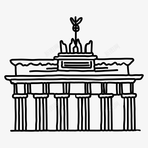 德国勃兰登堡勃兰登堡线svg_新图网 https://ixintu.com 勃兰 登堡 德国 世界 建筑