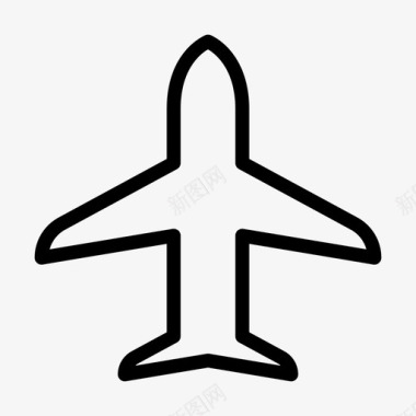 飞机飞行技术图标