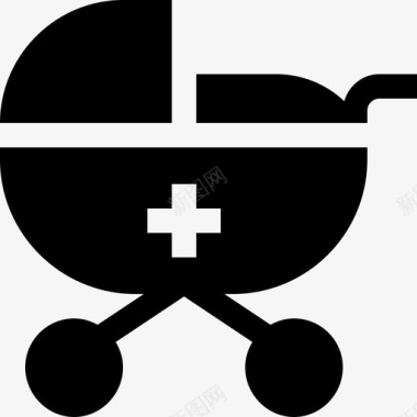 婴儿推车护理7填充图标