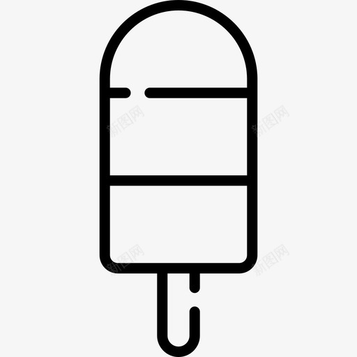 冰棒夏季食品和饮料11线性svg_新图网 https://ixintu.com 冰棒 夏季 食品 饮料 线性