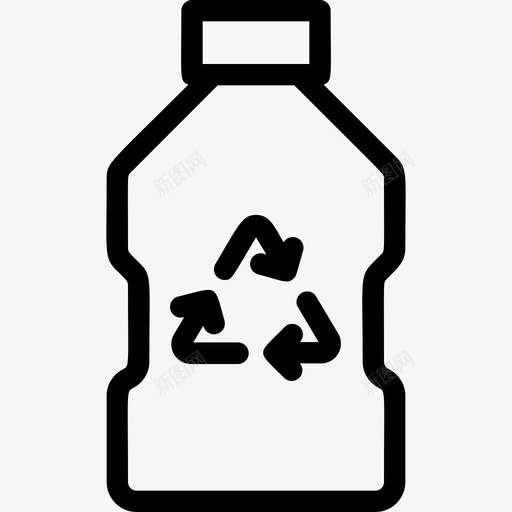 回收瓶生态能源svg_新图网 https://ixintu.com 回收 生态 能源 自然 塑料