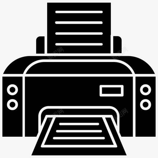打印机喷墨机印刷机svg_新图网 https://ixintu.com 印刷机 打印机 喷墨机 排字机 电子 电器 字形 矢量 矢量图 图标