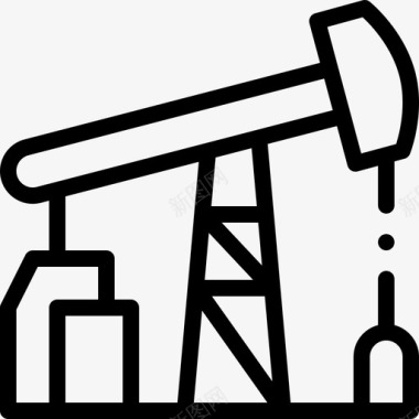 俄罗斯石油工业41线性图标