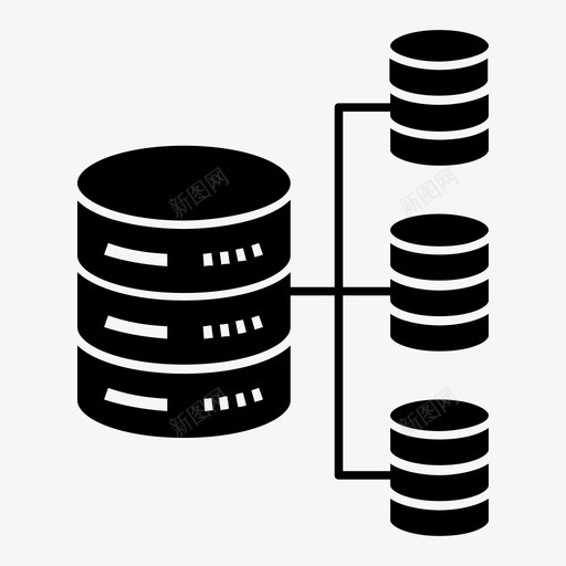 数据库网络数据网络数据共享svg_新图网 https://ixintu.com 网络 数据库 数据 服务器 数据网 共享 托管 通信 字形 图标