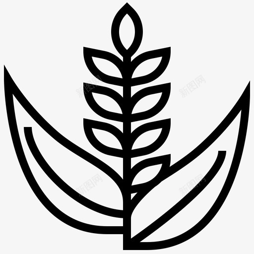 水稻农业食品svg_新图网 https://ixintu.com 水稻 农业 食品 粮食 小麦 蔬菜 蔬菜生产 生产线 0000010