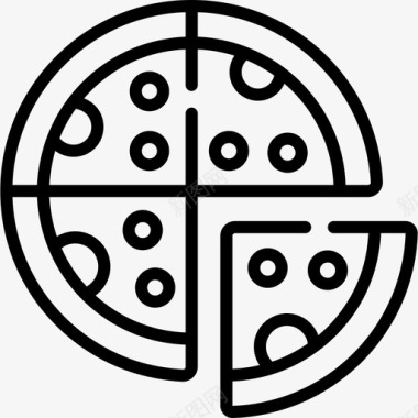 披萨国际食品15直系图标