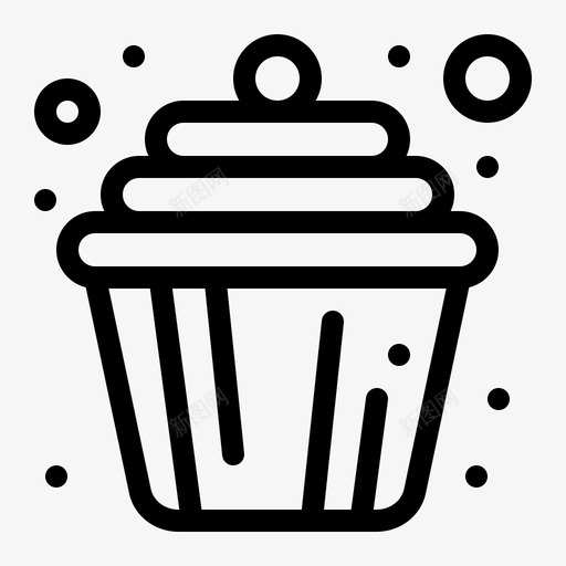 纸杯蛋糕松饼咖啡店大胆的路线svg_新图网 https://ixintu.com 纸杯 蛋糕 松饼 咖啡店 大胆 路线
