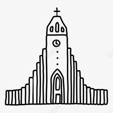 hallgrmskirkjahallgrimskirkja教堂图标