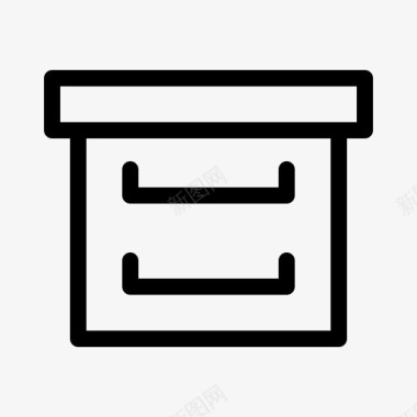存档方框文件图标