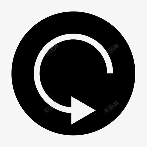 撤消环绕箭头svg_新图网 https://ixintu.com 撤消 环绕 箭头 编辑 转身