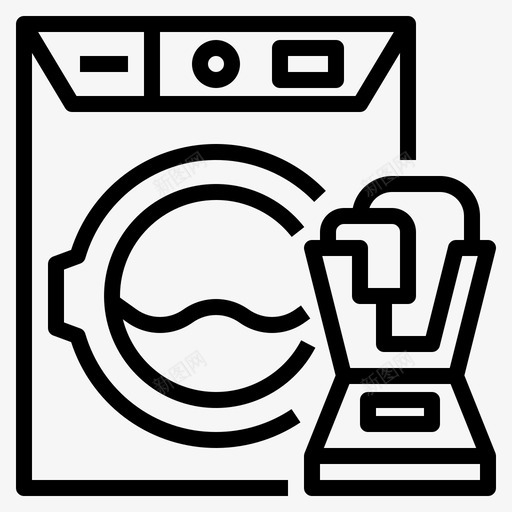 洗衣机送洗衣物提纲svg_新图网 https://ixintu.com 洗衣机 送洗 衣物 提纲