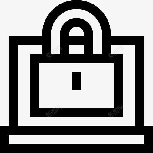 挂锁在线营销50线性svg_新图网 https://ixintu.com 挂锁 在线 营销 线性