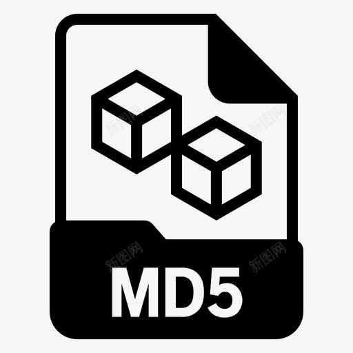 md5文档文件svg_新图网 https://ixintu.com 文件 格式 md5 文档 3d 图形