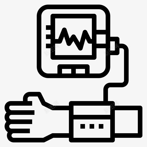 血压健康112线性svg_新图网 https://ixintu.com 血压 健康 线性