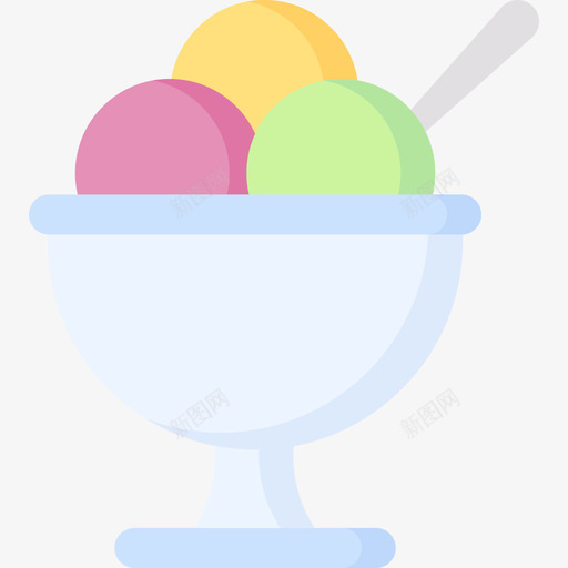 冰淇淋国际食品17无糖svg_新图网 https://ixintu.com 冰淇淋 国际 食品 无糖