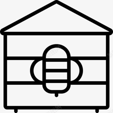 农场蜜蜂农业蜂蜜图标