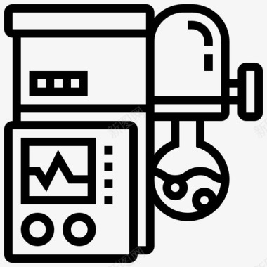 化学泵送实验室装置图标