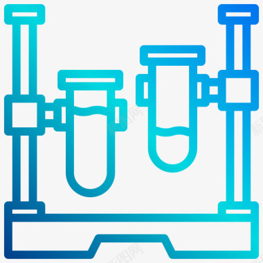 实验室科学153线性梯度图标