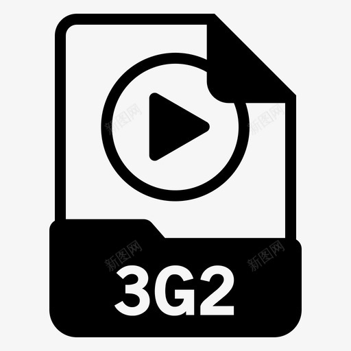 3g2文档文件svg_新图网 https://ixintu.com 文件 格式 3g2 文档 视频