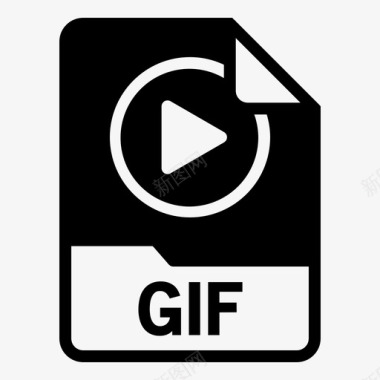 gif文档文件图标