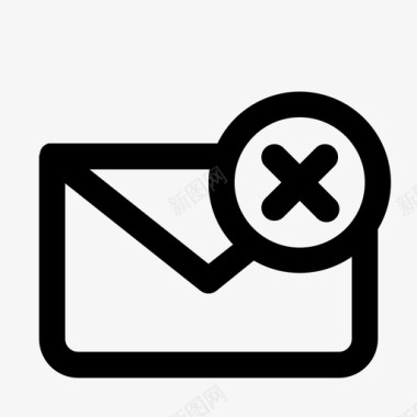 电子邮件未发送垃圾箱删除图标