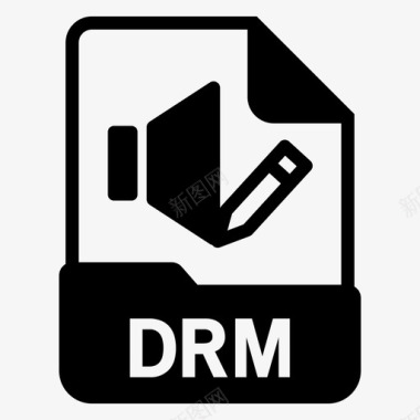 drm文档扩展名图标