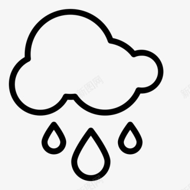 雨关怀云图标