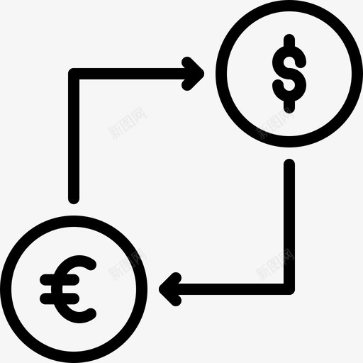 货币兑换业务付款svg_新图网 https://ixintu.com 货币 兑换 业务 付款 转账 换线