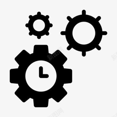 时间每日例行程序管理日程安排图标